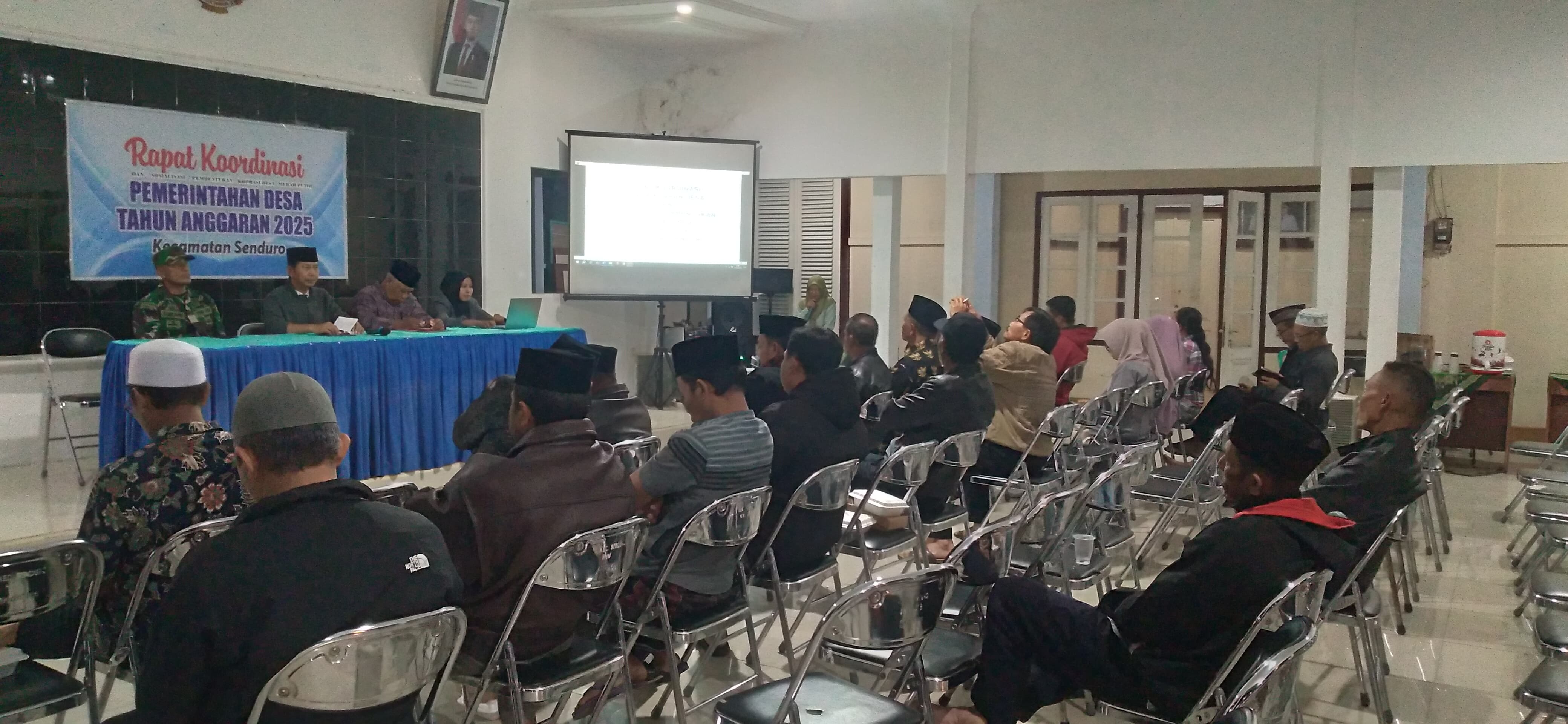Sosialisasi Percepatan Pembentukan Koperasi Merah Putih Desa se Kecamatan Senduro