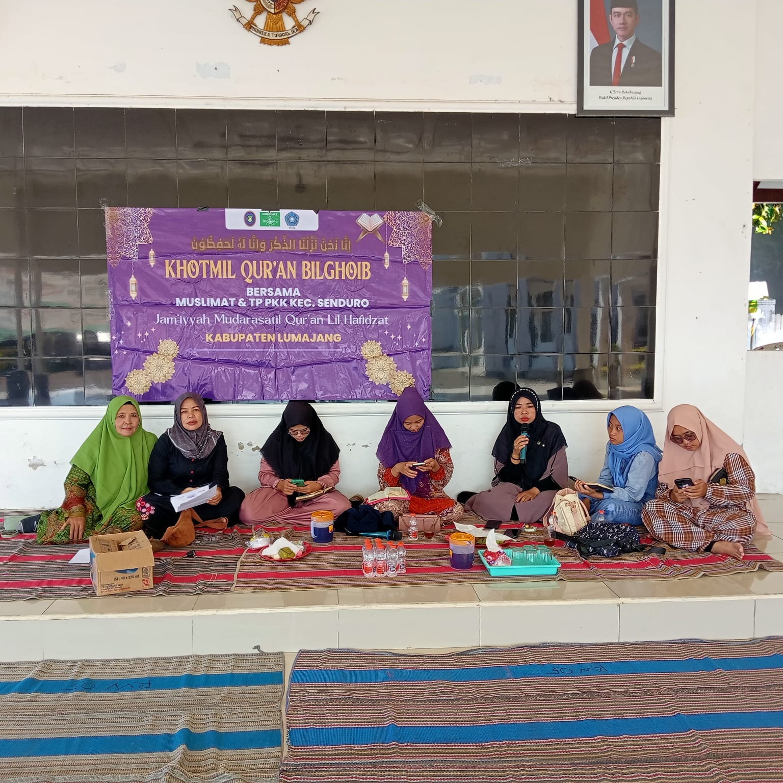 Acara Khotmil Qur'an Bilghoib Bersama Muslimat dan TP PKK Kecamatan Senduro
