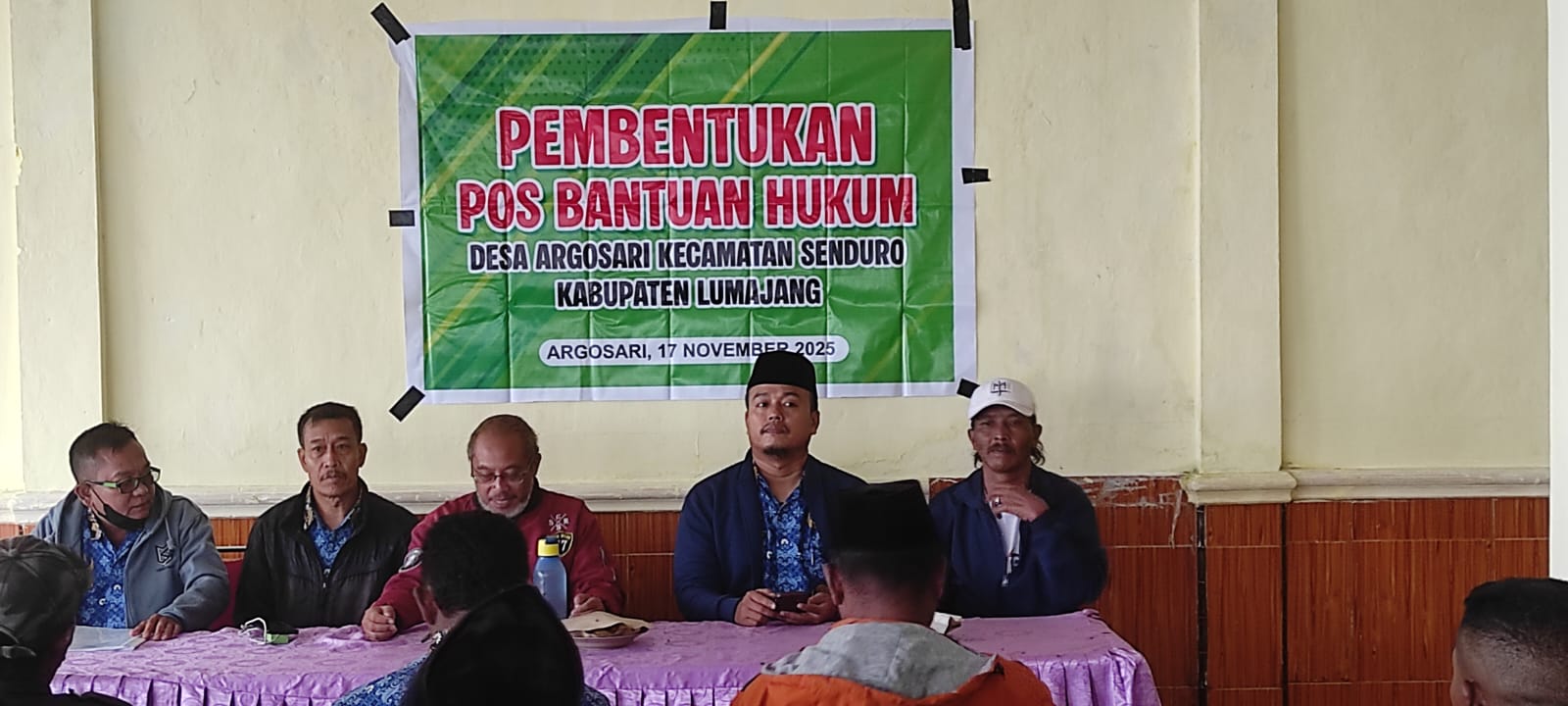 Pembentukan Pos Bantuan Hukum (POSBANKUM) Desa Argosari