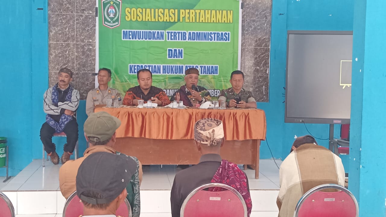 Wujudkan Tertib Administrasi Pertanahan, Desa Ranupani Gelar Sosialisasi PTSL Tahun 2025
