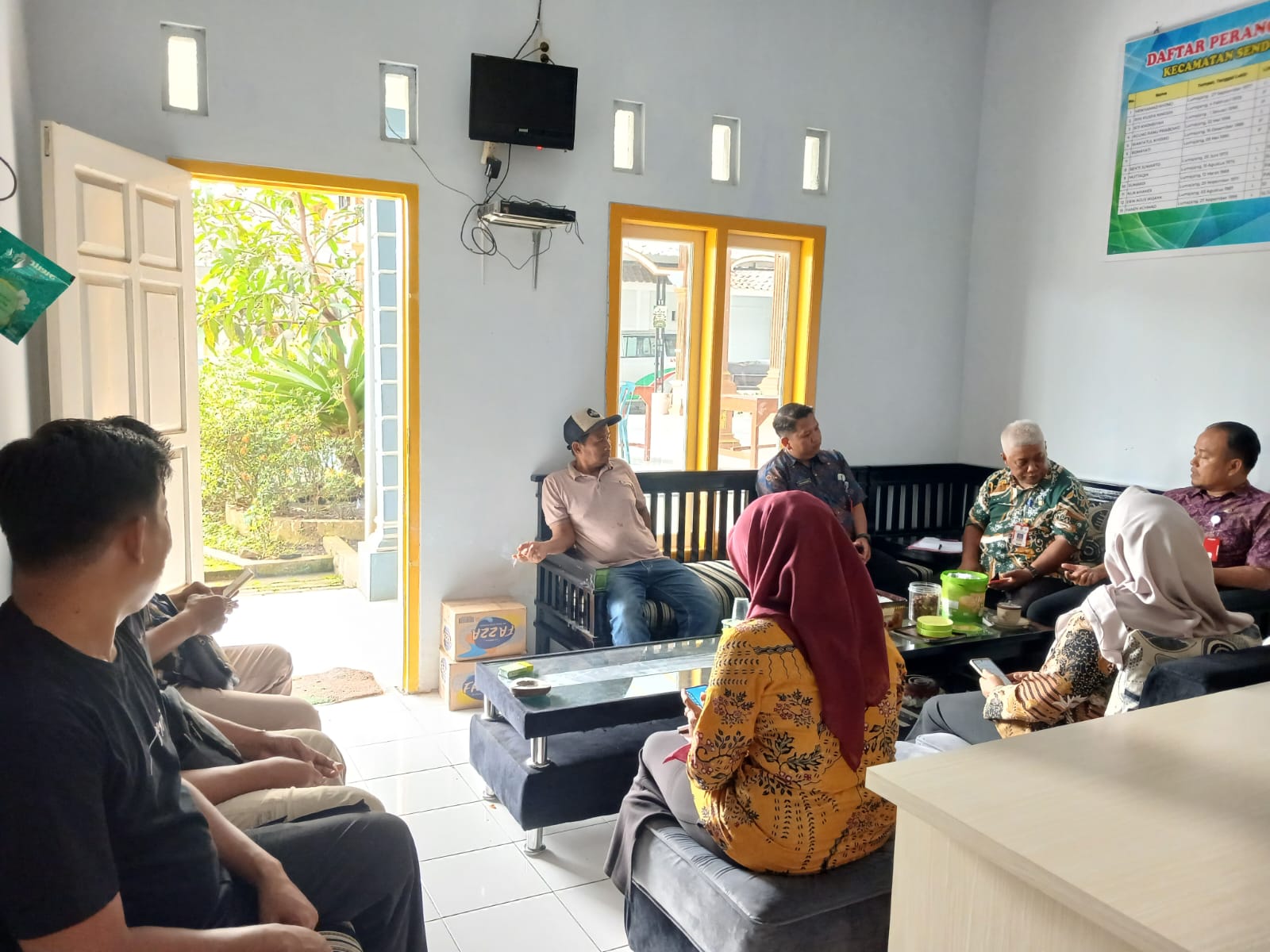 Perkuat Sinergitas, Camat Senduro Gelar Halal Bihalal di Desa Purworejo