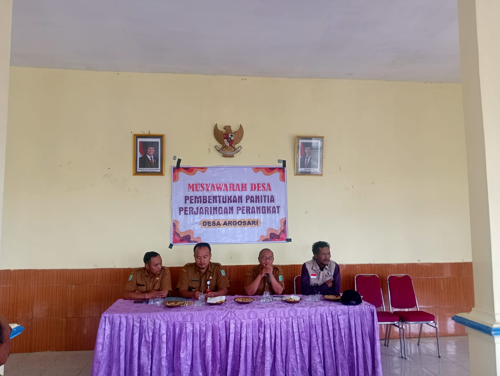 Panwascam Senduro Hadiri Pembentukan Panitia Penjaringan Perangkat Desa Argosari