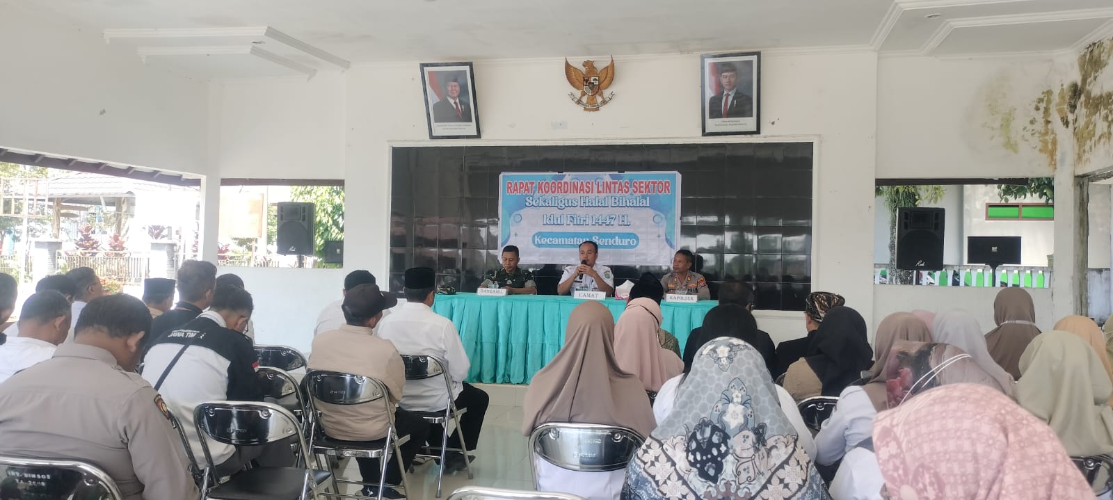 Perkuat Sinergitas, Camat Senduro Pimpin Rakor Lintas Sektor Sekaligus di Pendopo Kecamatan Senduro