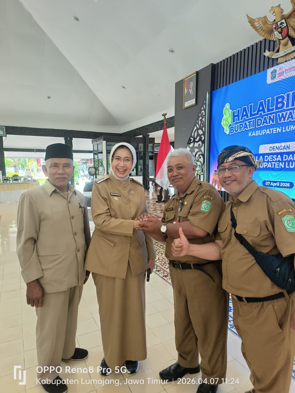 Perkuat Sinergi Pasca Lebaran, Kades dan Pj Kades se-Lumajang Hadiri Halal bi Halal Bersama Bupati