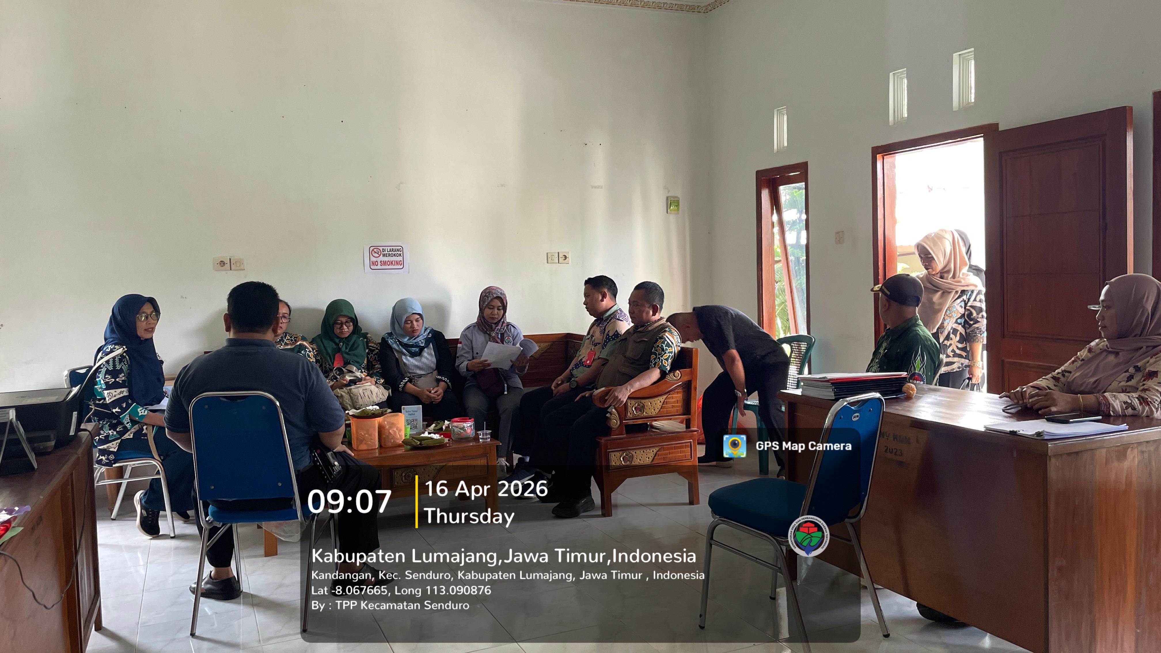 Tim Binwas Kecamatan Lakukan Monev Lanjutan di Desa Kandangan, Pastikan Akuntabilitas Dana Desa 2026