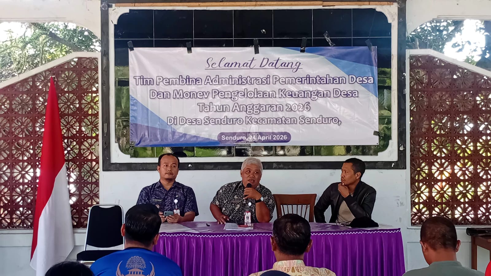 Tim Binwas Kecamatan Lakukan Monev Lanjutan di Desa Senduro, Pastikan Akuntabilitas Dana Desa 2026