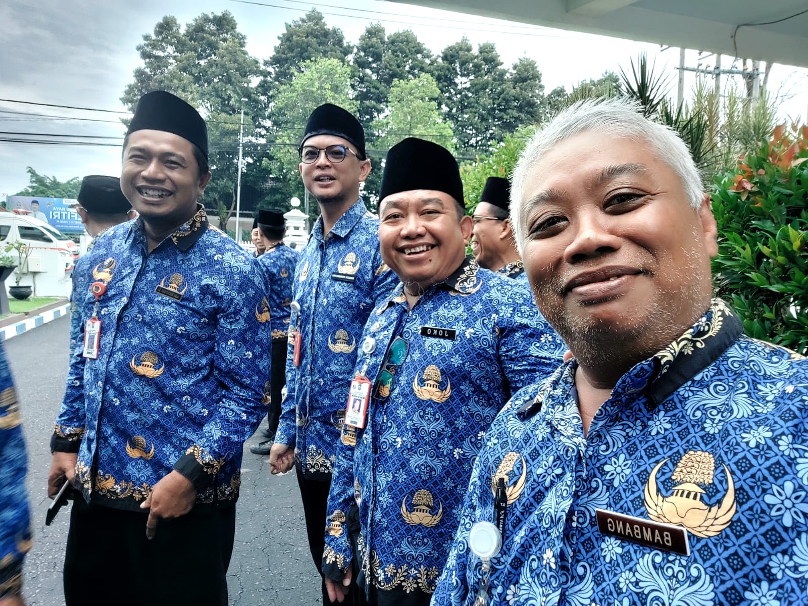 Peringati Hari Otoda, Camat dan Sekcam Senduro Hadiri Upacara di Pemkab Lumajang