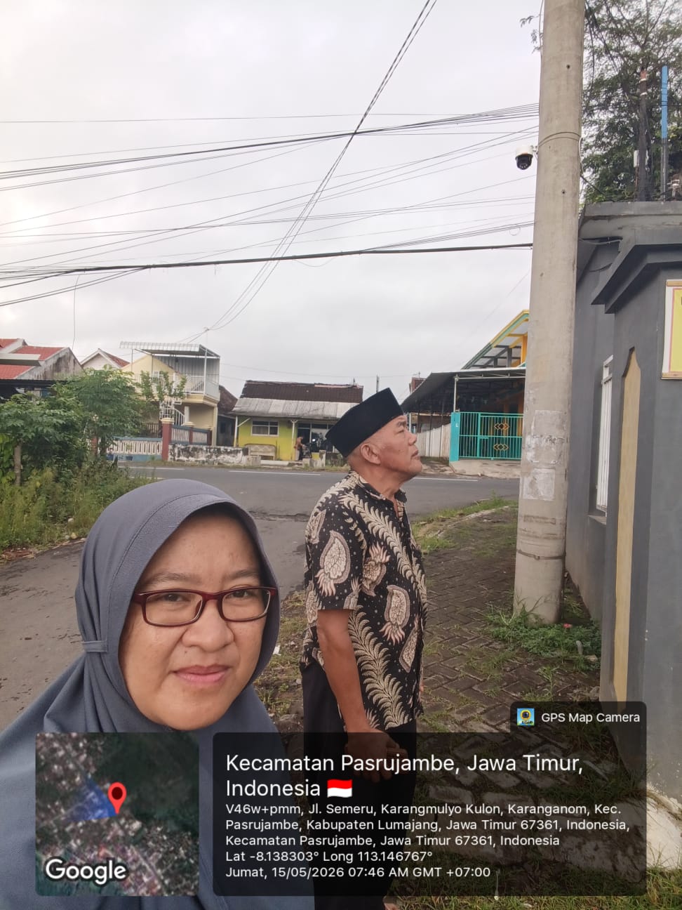 Tingkatkan Keamanan Lingkungan, Pemdes Purworejo Pasang PJU dan CCTV di Dusun Krajan