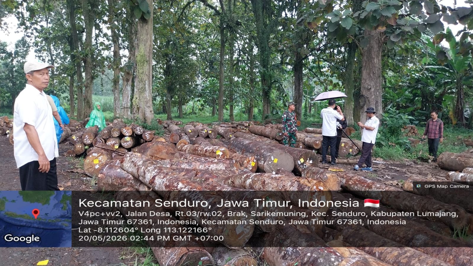 Sinergi Lintas Sektor, Kasi PMD Dampingi Pengukuran Ulang Lahan KDMP di Desa Burno dan Sarikemuning