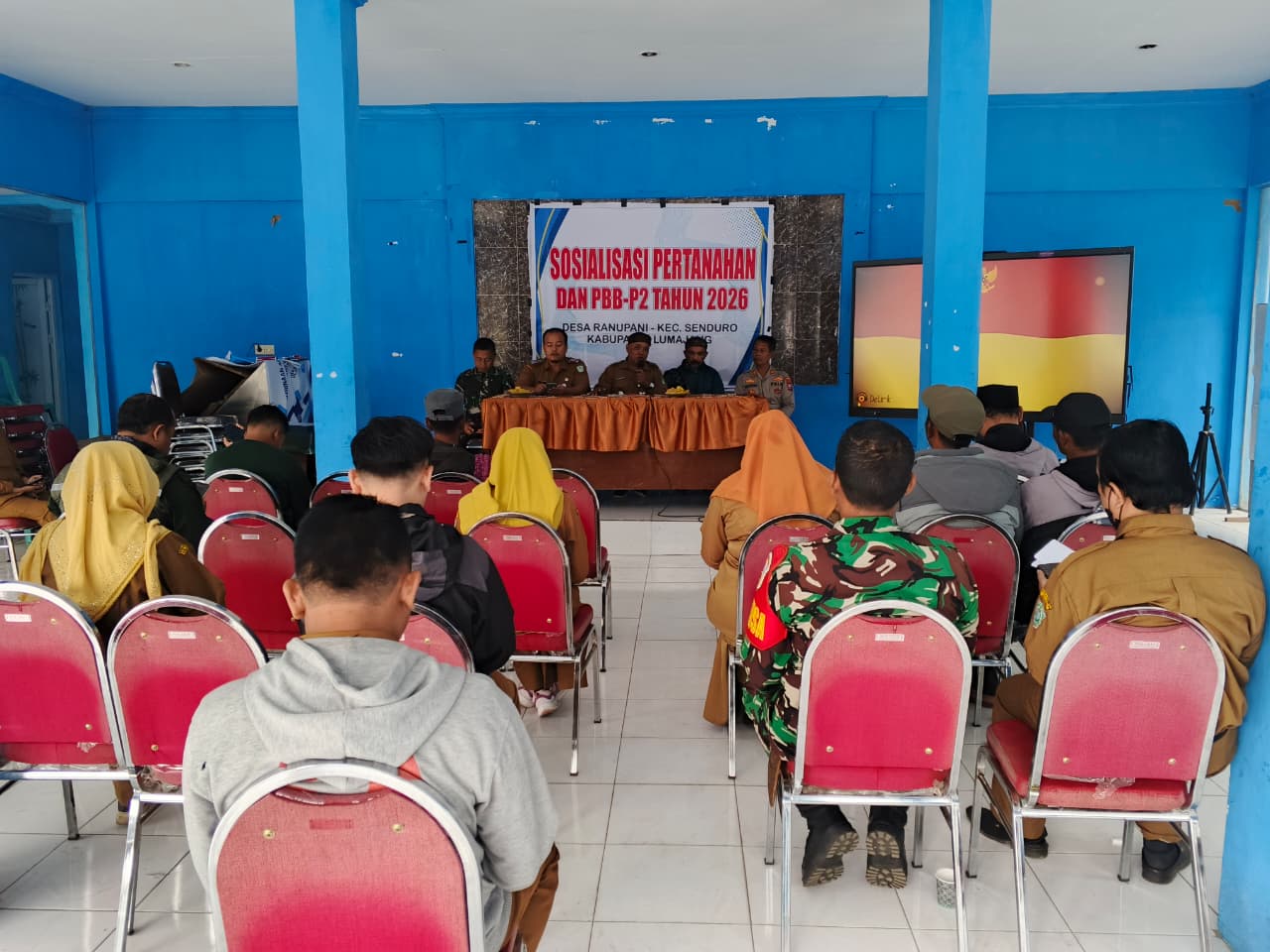 Camat Senduro Hadiri Sosialisasi Pertanahan dan PBB-P2 di Desa Ranupani, Dorong Percepatan Layanan d