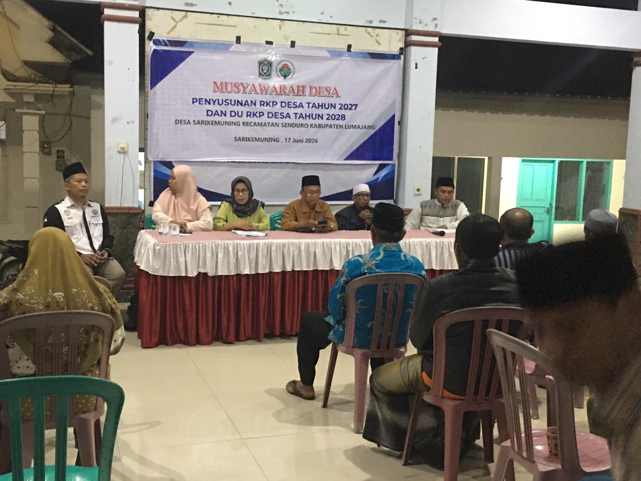 PEMERINTAH DESA SARIKEMUNING GELAR MUSDES RKPDes 2027 DAN DU-RKPDes 2028