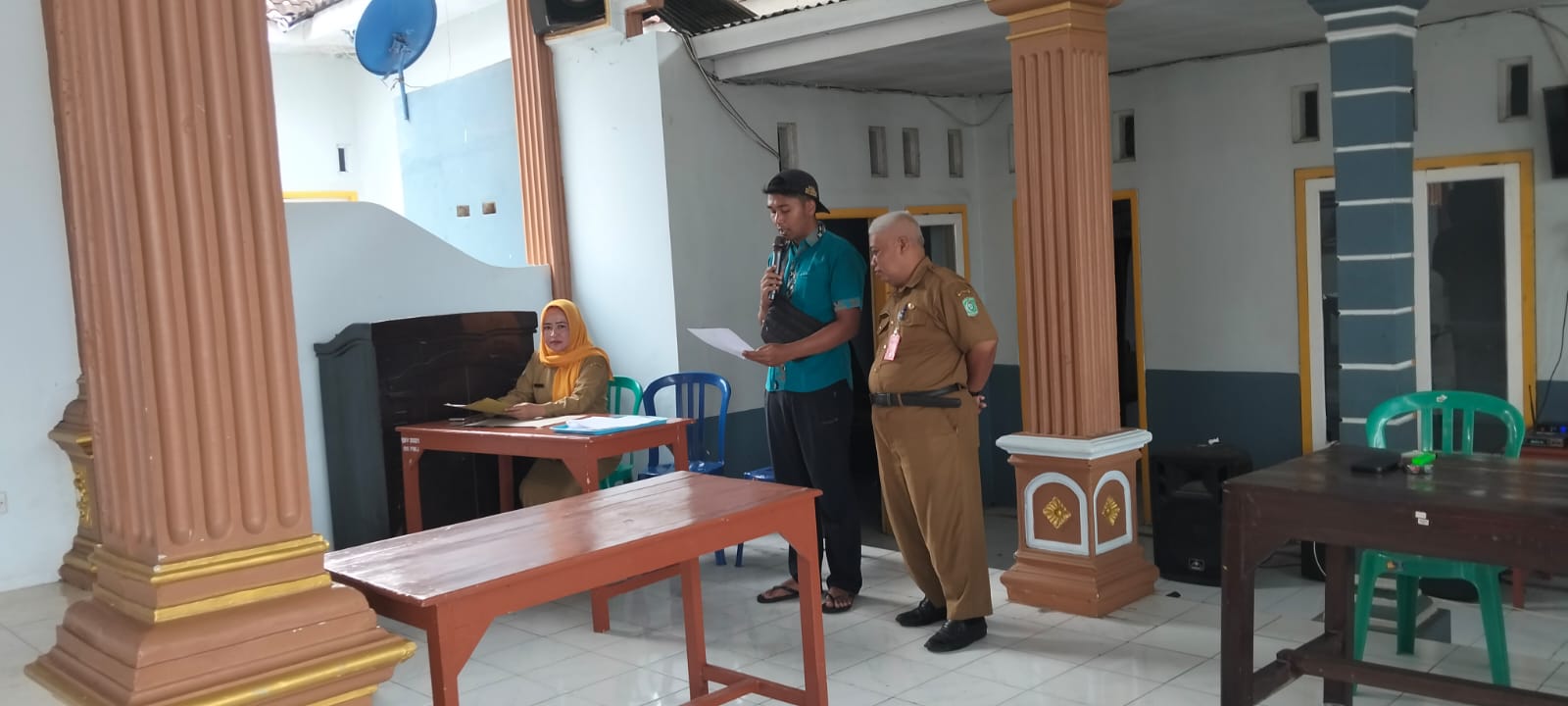 Tim Binwas Kecamatan Senduro Pantau Gladi Bersih Pelantikan Perangkat Desa Purworejo