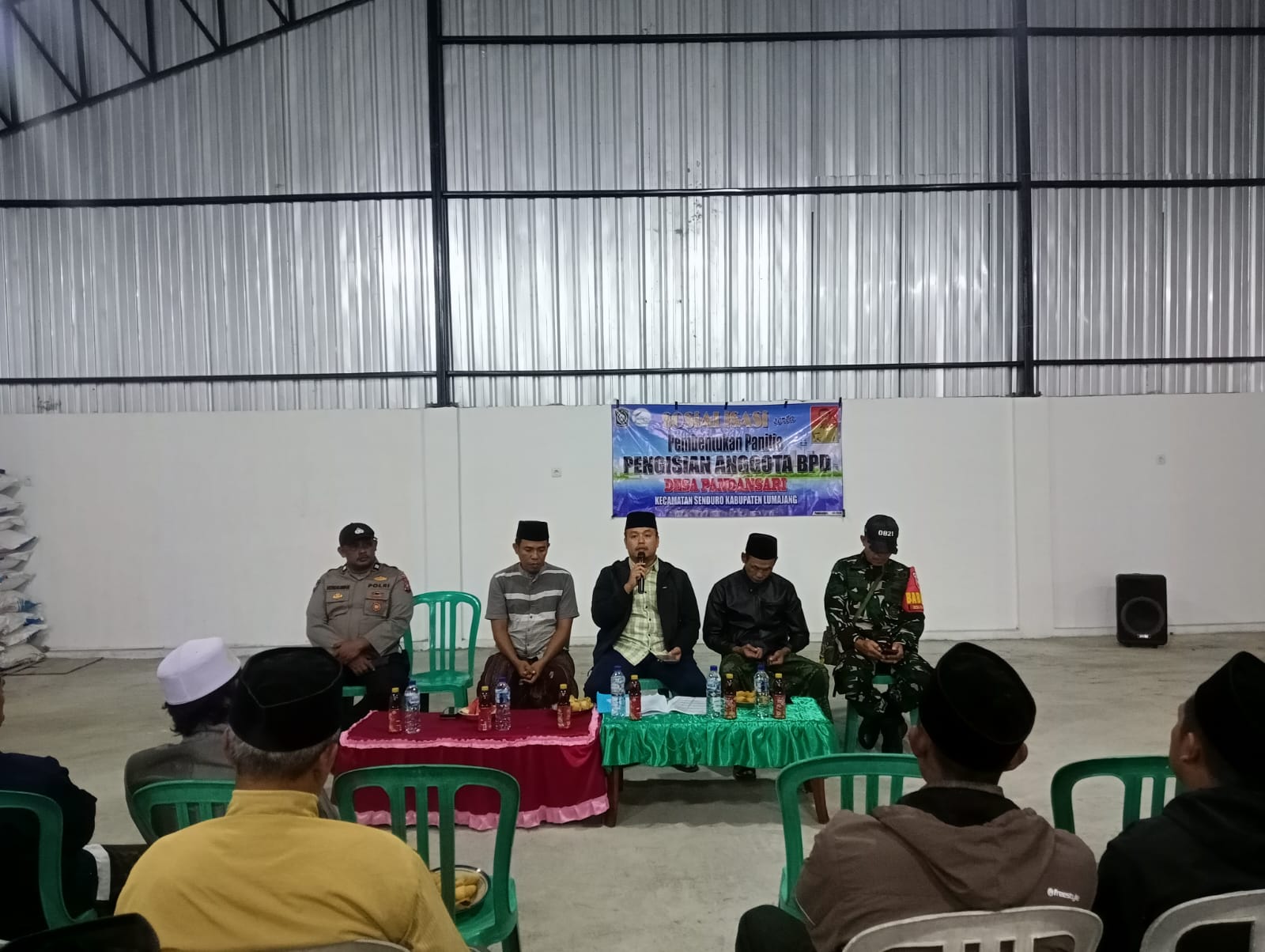 Giat Malam: Camat Senduro Hadiri Pembentukan Panitia BPD di Desa Pandansari
