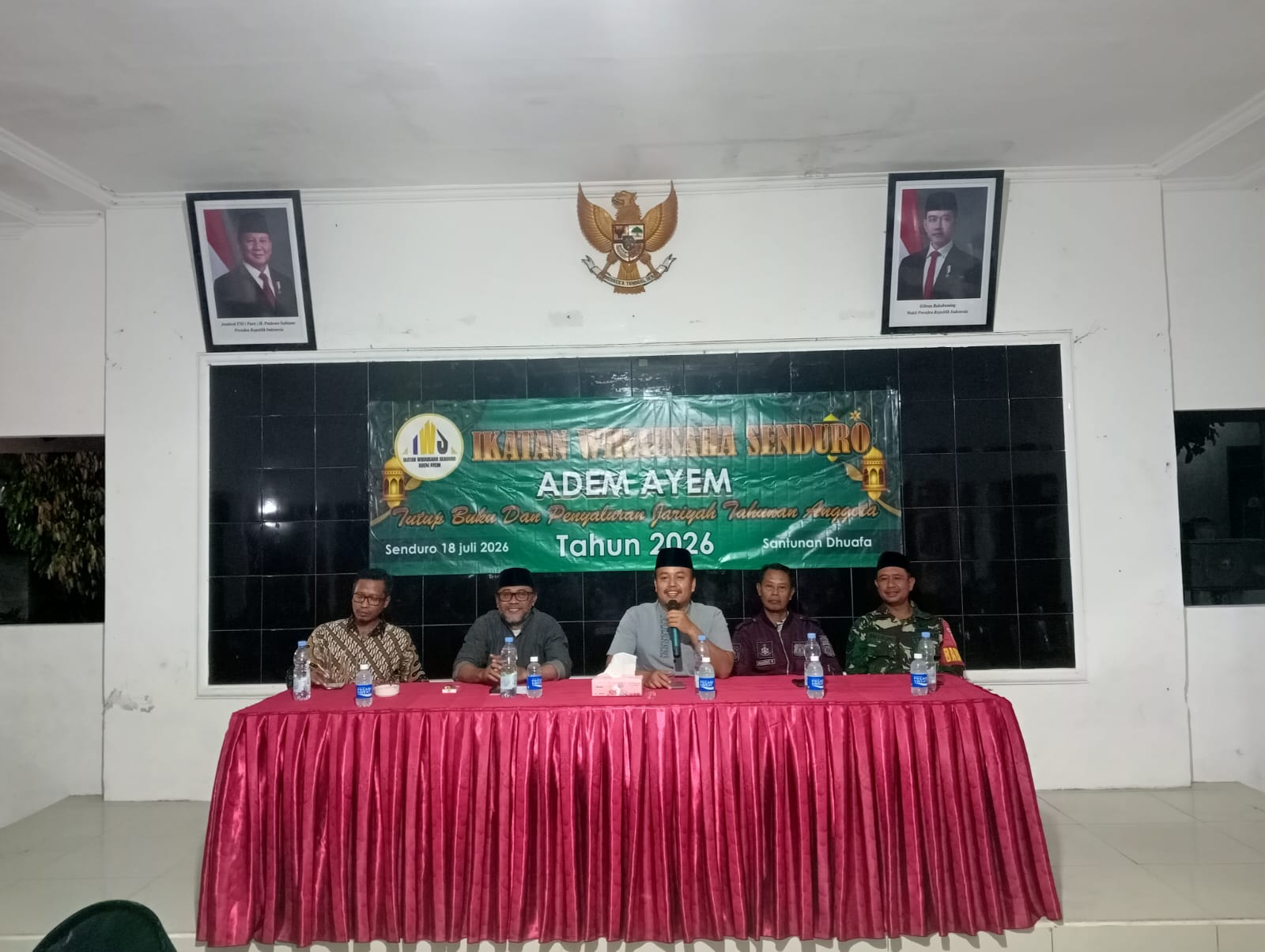 Camat Senduro Hadiri Santunan Duafa Bersama Ikatan Wirausaha Senduro