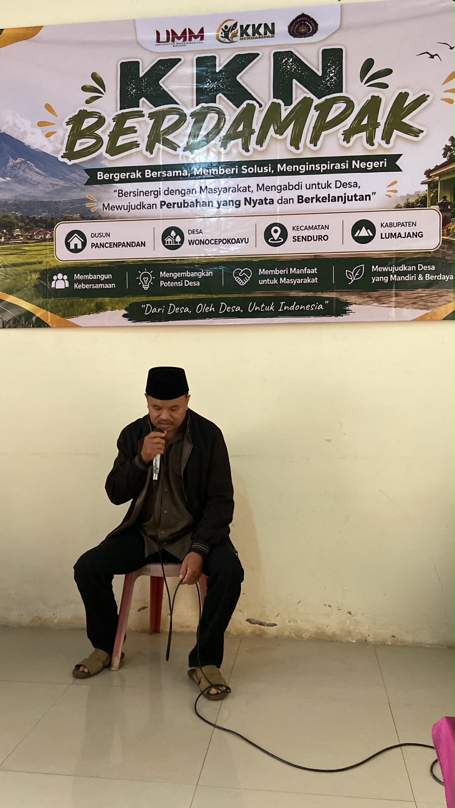 Camat Senduro Sambut Mahasiswa KKN UMM: Siap Berkolaborasi Bangun Desa